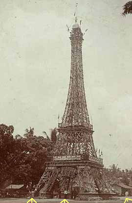 Benarkah Replika Menara  Effiel Dulunya Ada Di Tasikmalaya 